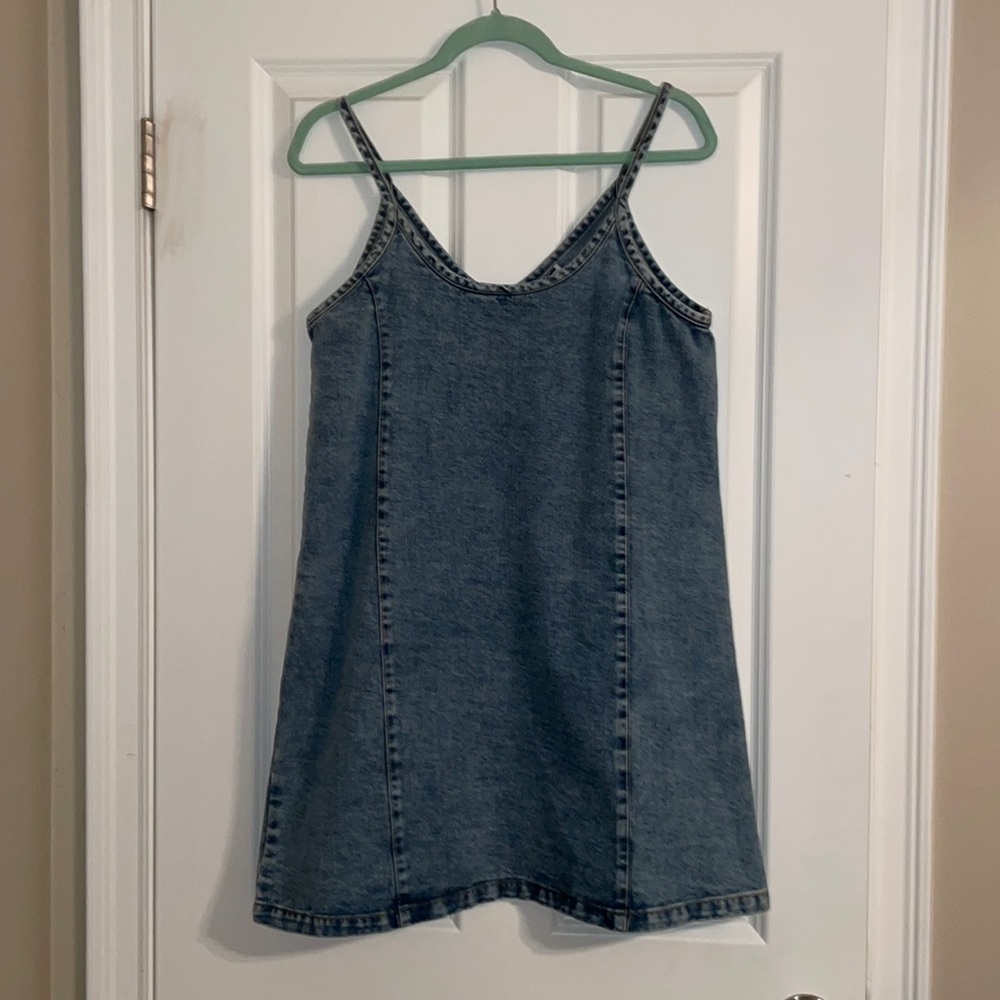 Noisy May Denim Tank Mini Dress